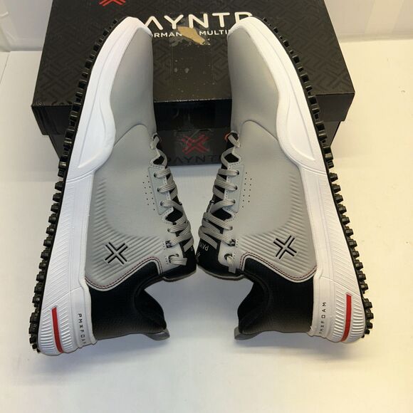 Payntr 003F Spiked Golf Shoes Grey/White Size 12 New in Box - Picture 4 of 9